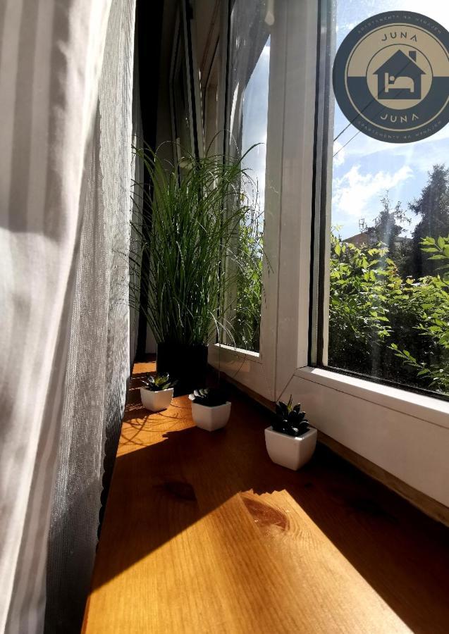Juna - Nowoczesny Apartament W Centrum Z Widokiem Na Park Pruszków Eksteriør billede